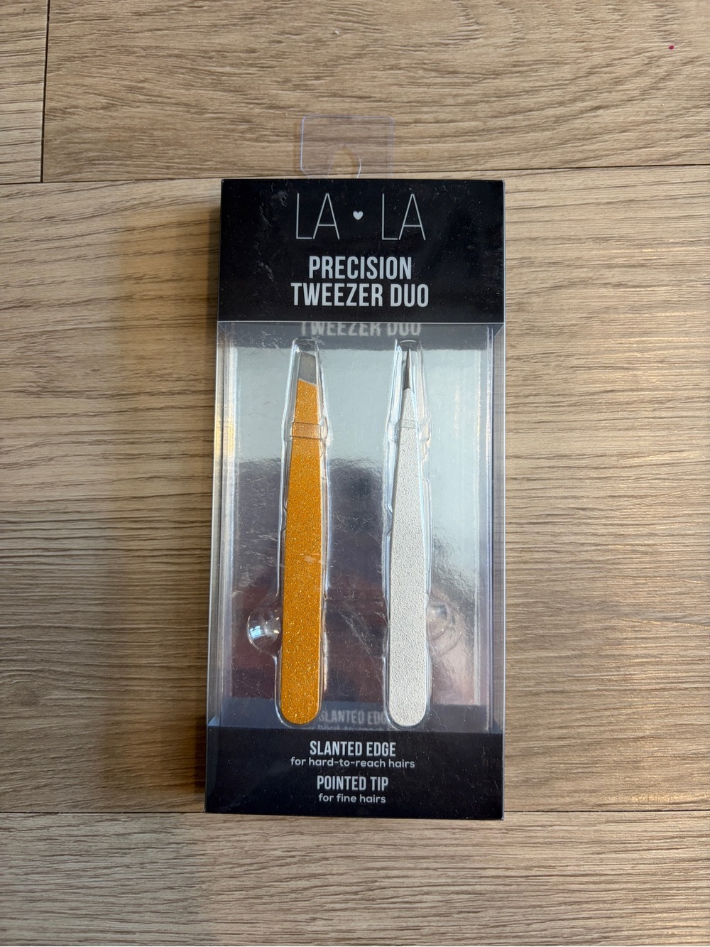 LA LA Precision Tweezer Duo Slanted & Pointed Tip